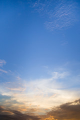 Obraz premium Sky color