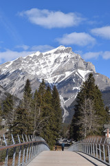 Pedestrian Bridge in Banff, Canada.