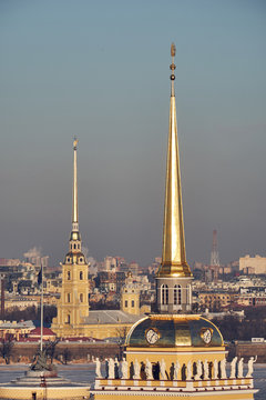 Шпиль адмиралтейства, Санкт-Петербург, Петропавловский собор