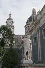 Fototapeta na wymiar Kathedrale von Catania, Sizilien, Italien