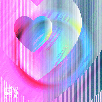 Background Valentines day heart for design
