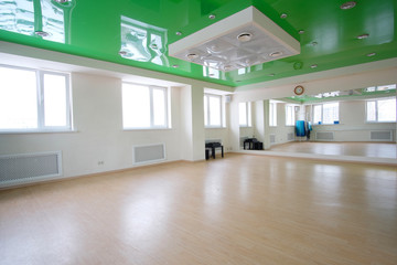 Interior of a fitness hall