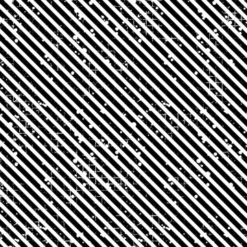 Seamless vector striped pattern. Black, white geometric background with diagonal lines. Grunge texture with attrition, cracks and ambrosia. Old style vintage design. Graphic illustration.