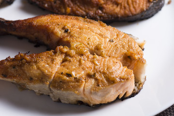 salmon, fish, cooked, cook