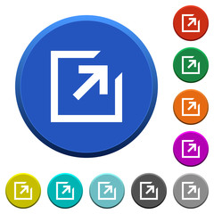 Export beveled buttons