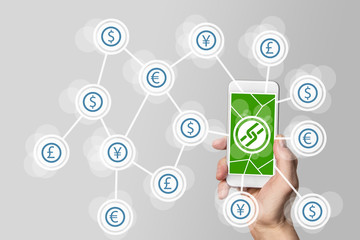 Mobile payment and crypto currency like bitcoin using block chain technology