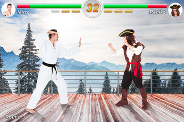 Close-up Of Videogame Screen