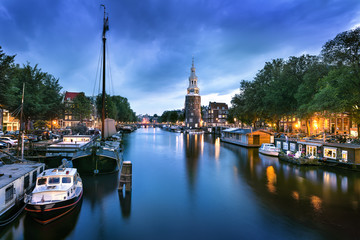 Amsterdam Canal and Light