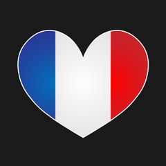 France heart.