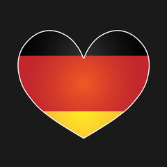 Germany heart.