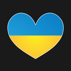 Ukraine heart.