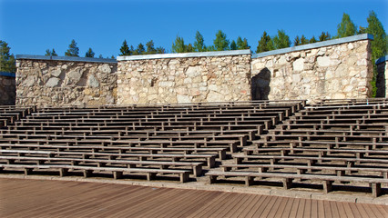 Summer street theater arena