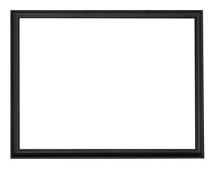 Wood Picture Frame isolated on white background.