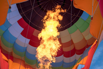 ballooning hot air balloon in Mondovì