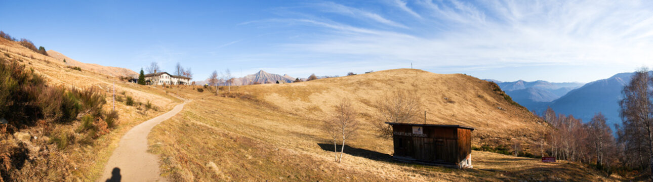 Mountain and hiking trails