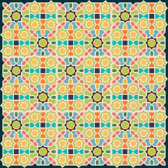 Islamic abstract geometric background.