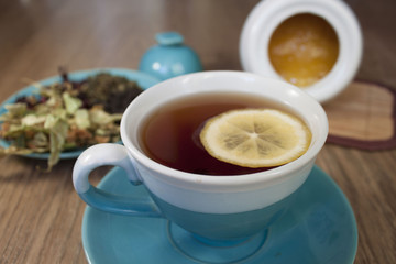 tea in a сup