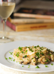 Mushroom risotto 