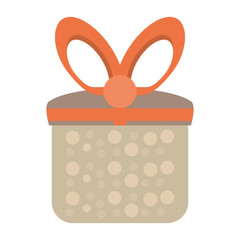 colored gift box cute present party vector illustration eps 10