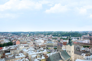 Fototapeta premium Big city landscape