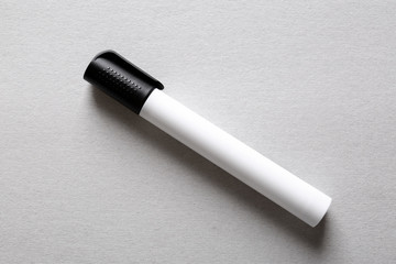 Black felt pen on light background