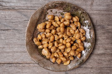 Natto japanese food
