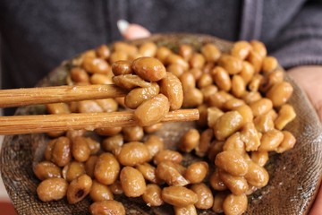 Natto japanese food
