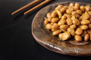 Natto japanese food