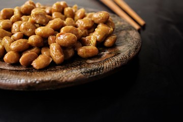 Natto japanese food