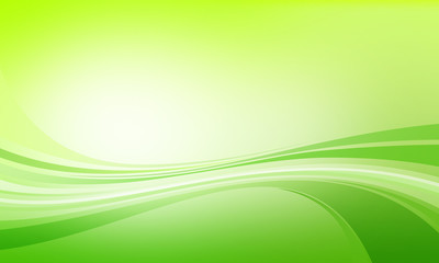 Wave Background green