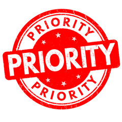 Priority sign or stamp