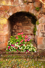 Fototapeta na wymiar Flower Fireplace