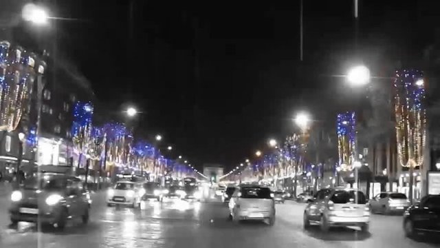 Cinemagraphe Paris la nuit