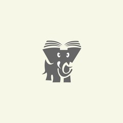 elephant and book