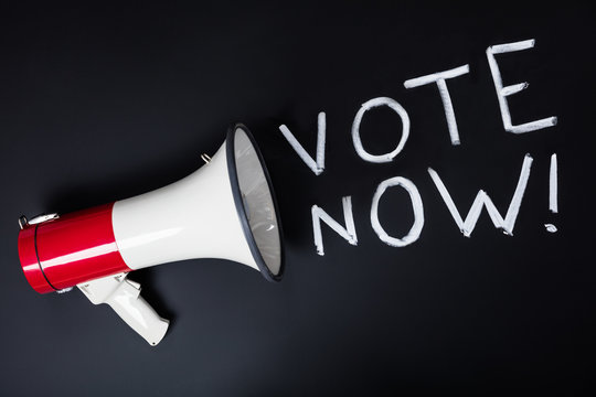Voting Concept On Blackboard