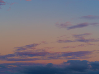 Purple sky at magic time sunset,Taipei sky.