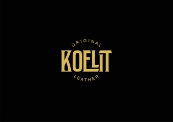 Koelit is logo of leather shoes 