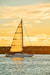 Sailing in Orange County, Southern California 