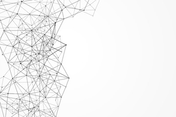 Internet connection, abstract sense of science and technology graphic design.