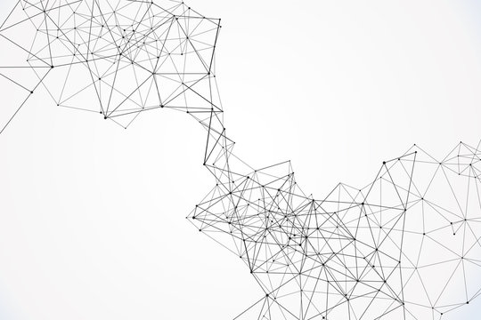 Fototapeta Internet connection, abstract sense of science and technology graphic design.