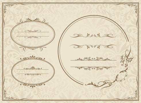 frame set Vector
