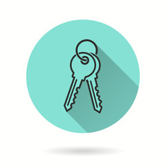 Key - vector icon.