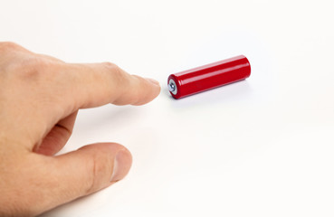 red battery