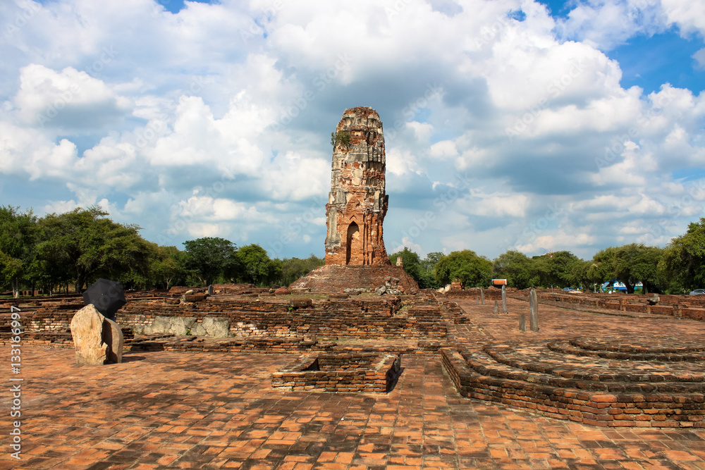 Wall mural ayutthaya historical park, thailand