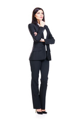 Young, confident and beautiful businesswoman