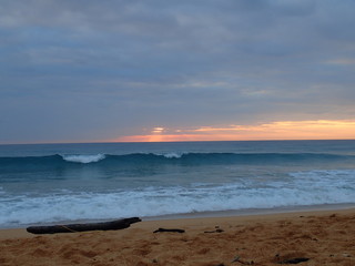 Fototapeta na wymiar Peaceful Sunrise at the Beach