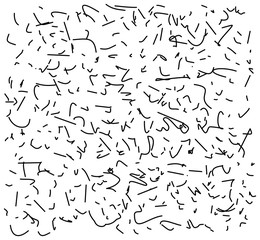Abstract hand drawn scribble doodle chaos pattern texture