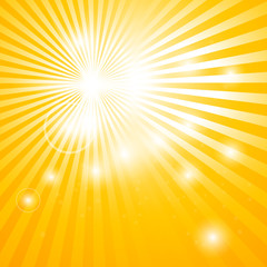 Obraz premium abstrakcyjne tło z promieni słonecznych i efekt flary