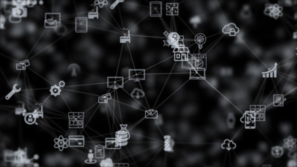internet of things, symbol of IT industry