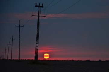 Zachód słońca